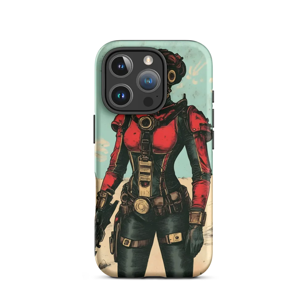 Futuristic Explorer: A Steampunk Adventure | Phone Case |  16 Pro | Tough Case | Matte