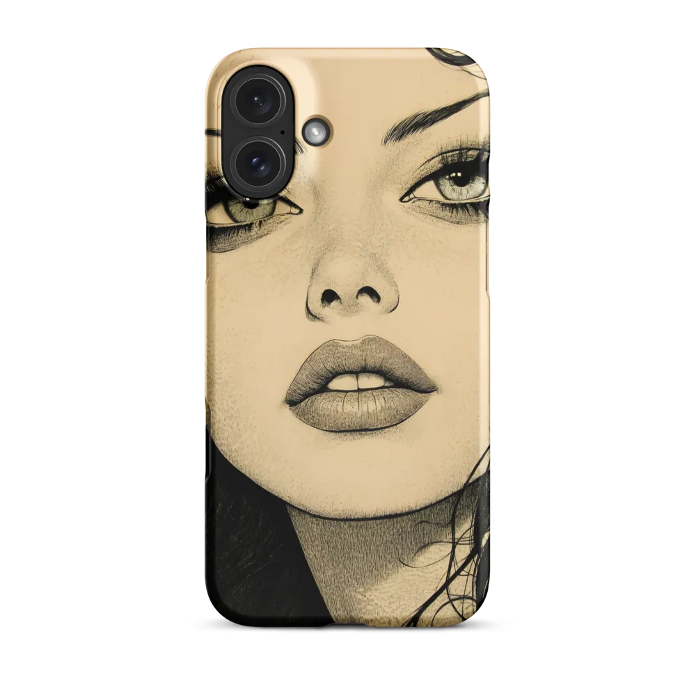 Enigmatic Gaze | Phone Case |  16 Plus | Snap Case | Matte