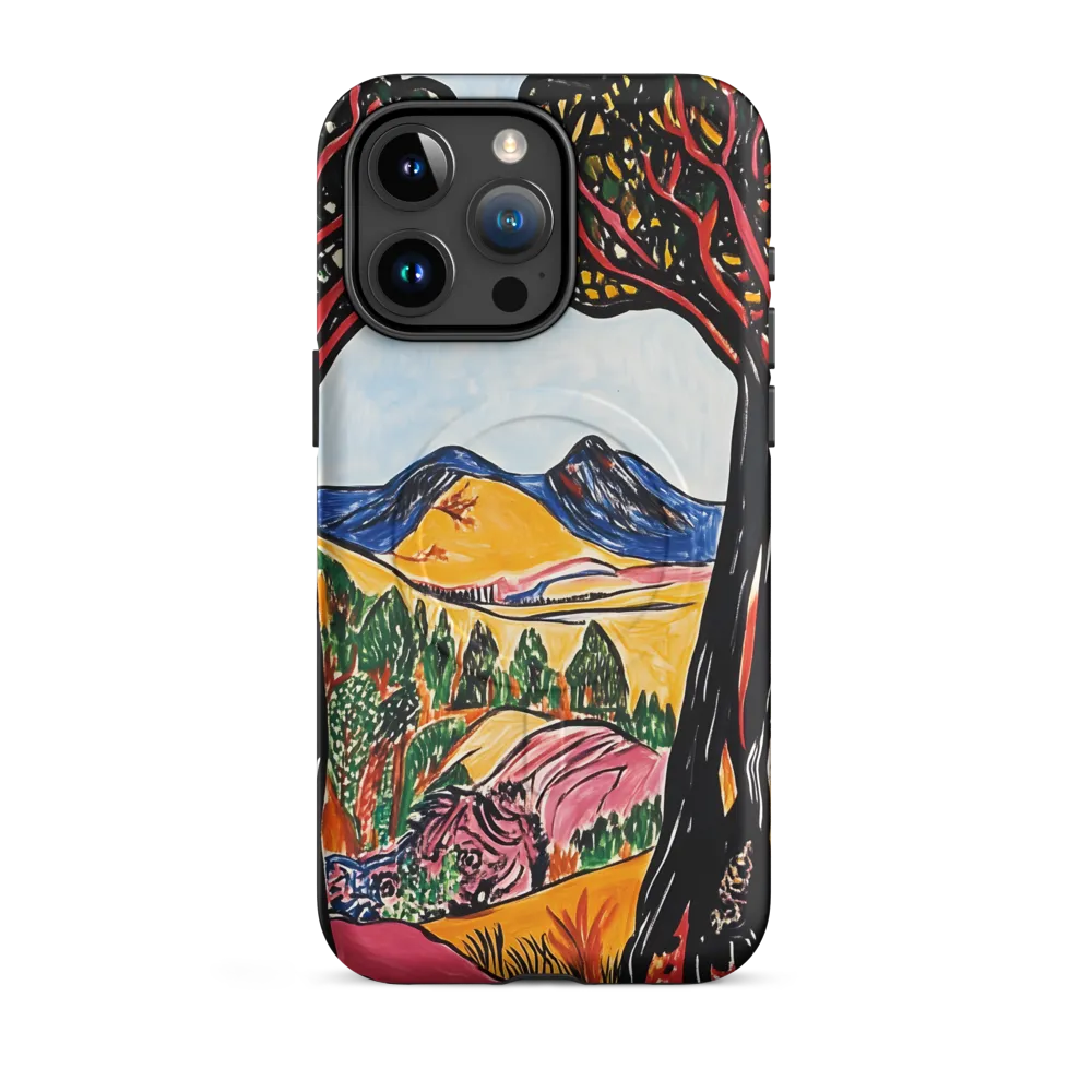 Vibrant Nature's Embrace | Phone Case |  15 Pro Max | MagSafe® Tough Case | Matte