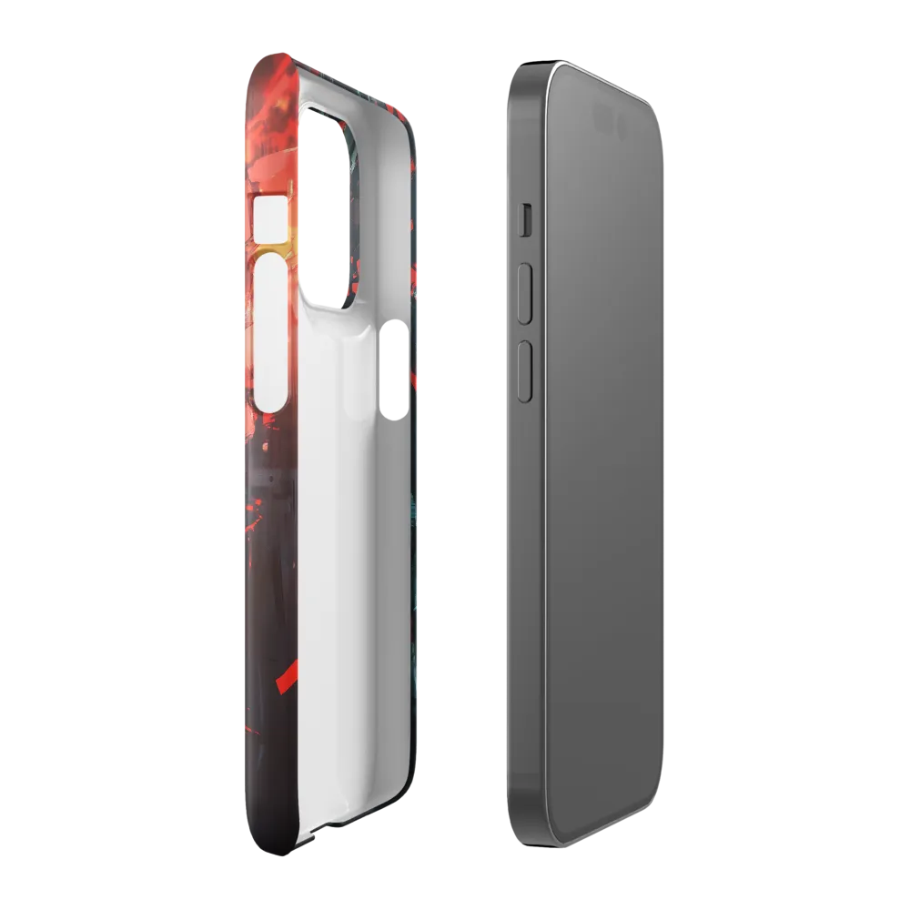 Fragmented Mind: The Silent Struggle | Phone Case |  14 Pro | Snap Case | Glossy