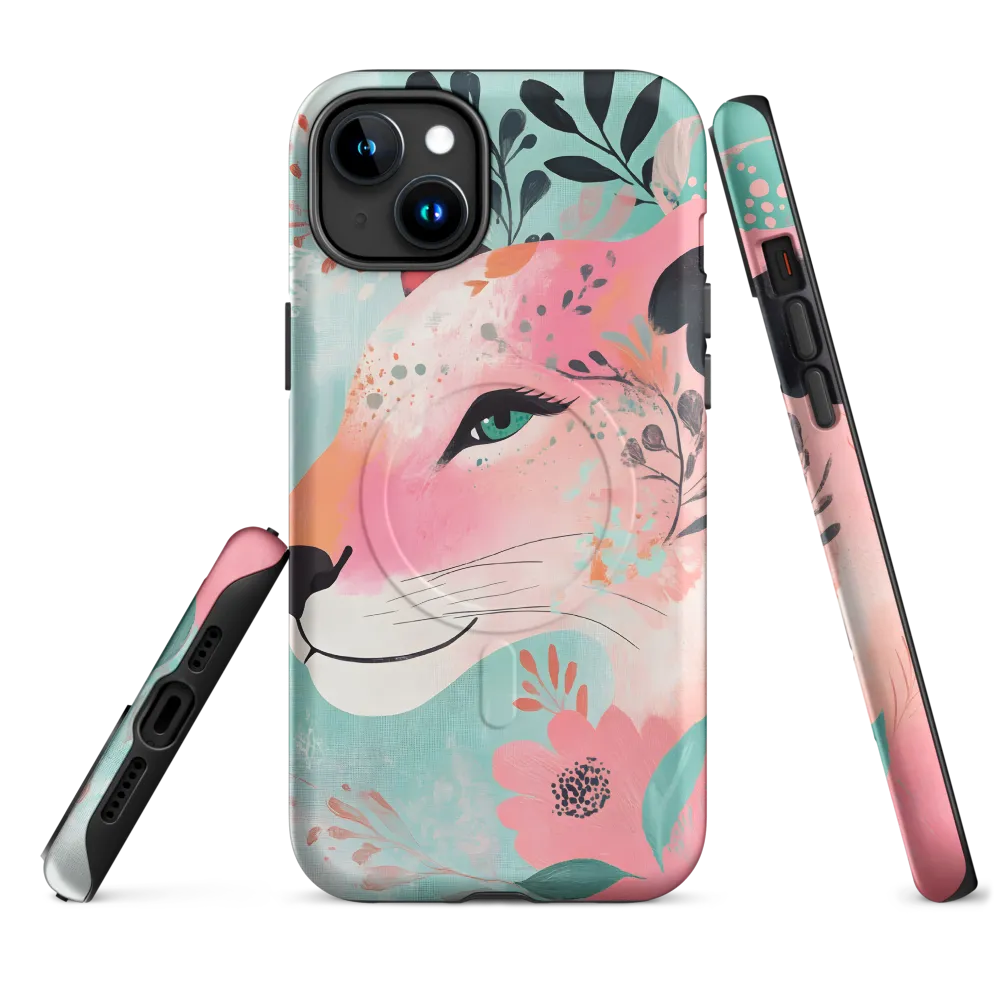 Whimsical Majesty: A Floral Lion
