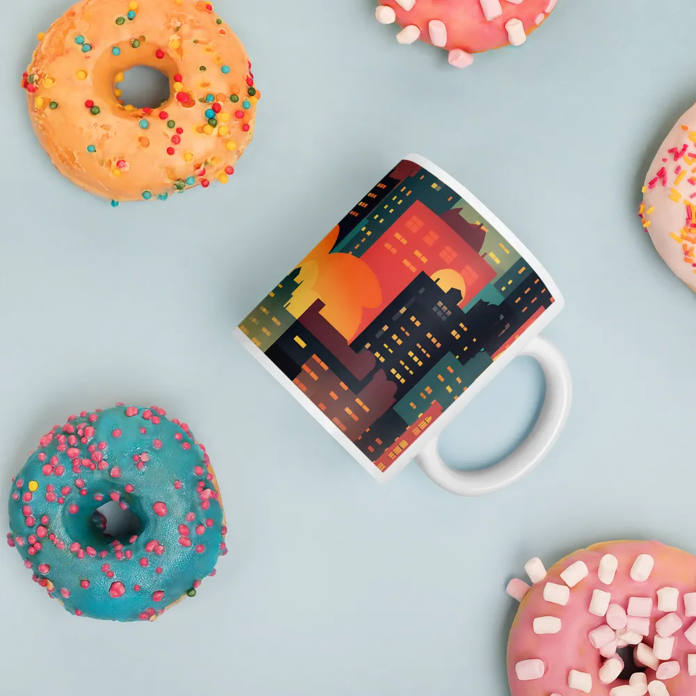 Twilight in the Concrete Jungle | Mugs | Multiple Sizes & Colors