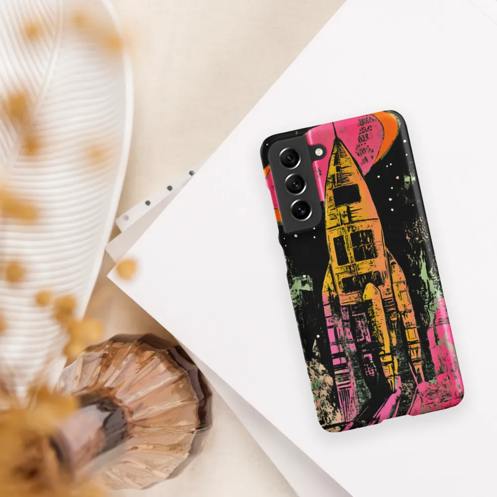 Cosmic Voyage: A Surreal Rocket Adventure
