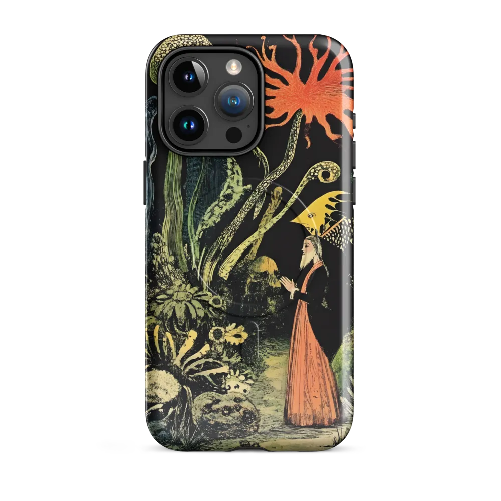 Enchanted Encounter in a Fantastical Garden | Phone Case |  15 Pro Max | MagSafe® Tough Case | Glossy