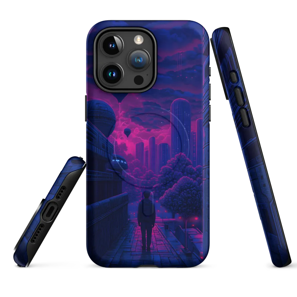 Lost in a Technological Dreamscape | Phone Case |  15 Pro Max | MagSafe® Tough Case | Matte
