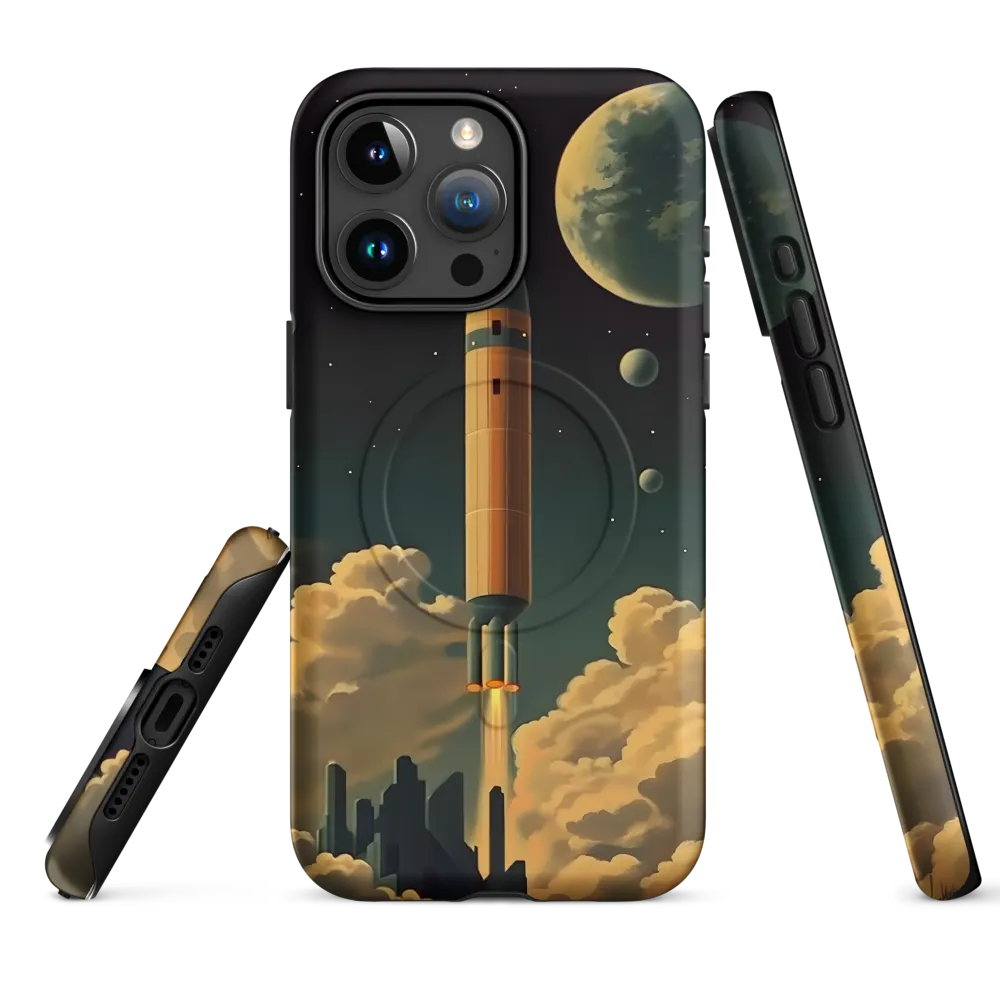 Journey Through the Cosmic Frontier | Phone Case |  15 Pro Max | MagSafe® Tough Case | Matte