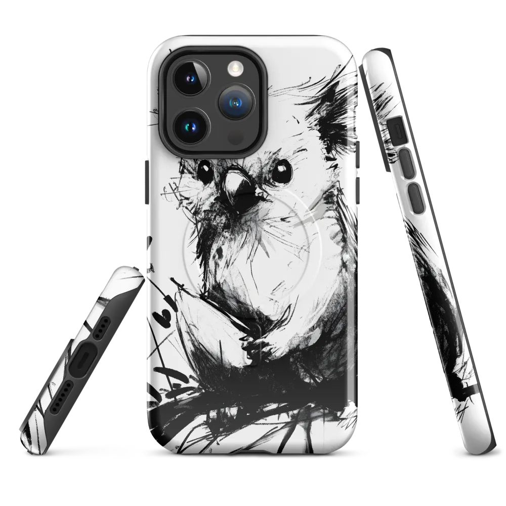 Whimsical Koala in Ink