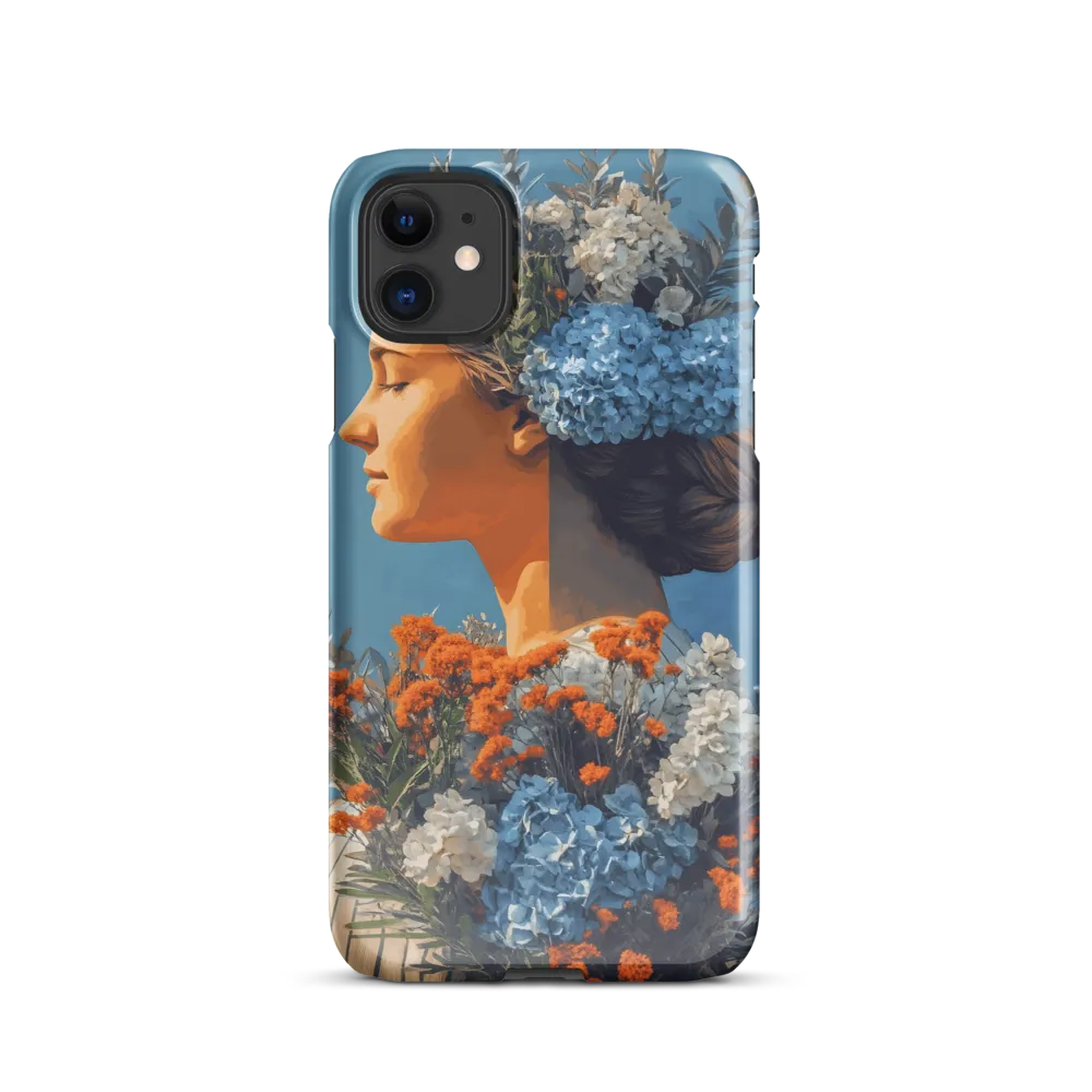 Floral Reverie: A Portrait of Serenity
