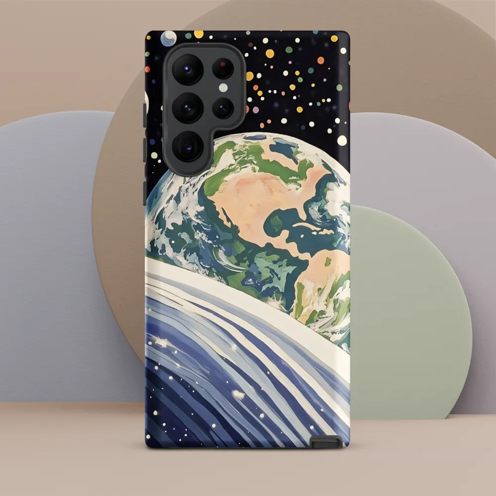 Celestial View: A Surreal Journey Through Space