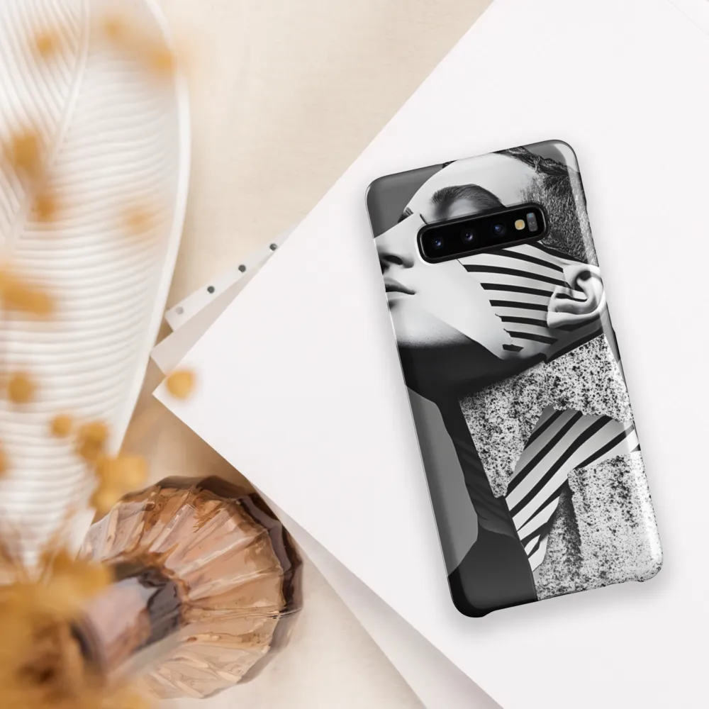 Fragmented Identity: A Surreal Exploration | Phone Case |  S10 Plus | Snap Case | Glossy