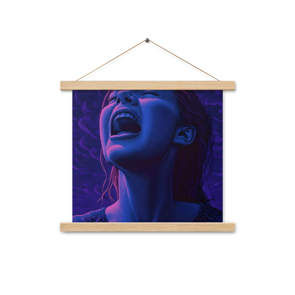 Echoes of Anguish | Poster With Oak Wood Hanger | 14″×14″