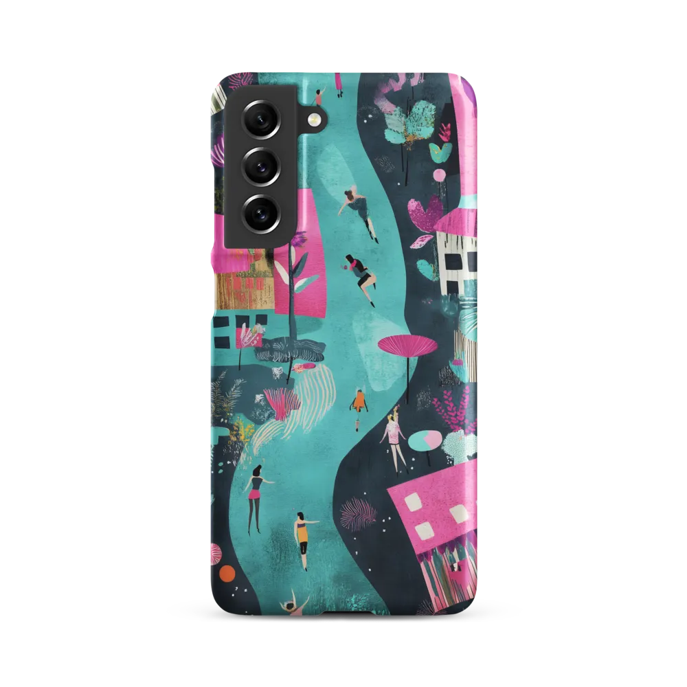 Whimsical Journey Through a Vibrant Landscape | Phone Case |  S21 FE | Snap Case | Matte