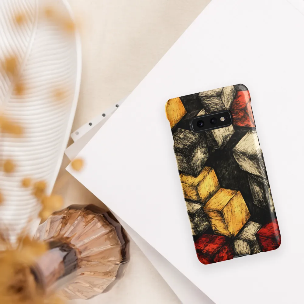 Dynamic Cubes: An Exploration in Color and Form | Phone Case |  S10e | Snap Case | Matte