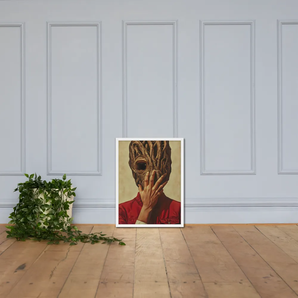 The Mask of Roots | Poster with White Frame | 18″×24″