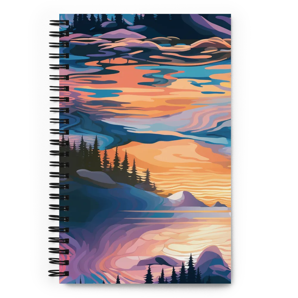 Reflections of Serenity | Spiral Notebook