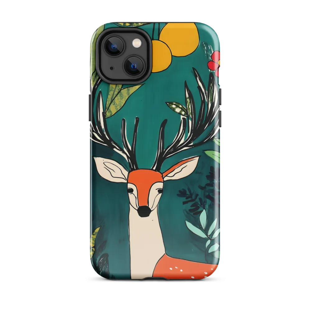 Nature's Embrace: The Majestic Deer | Phone Case |  14 Plus | Tough Case | Glossy