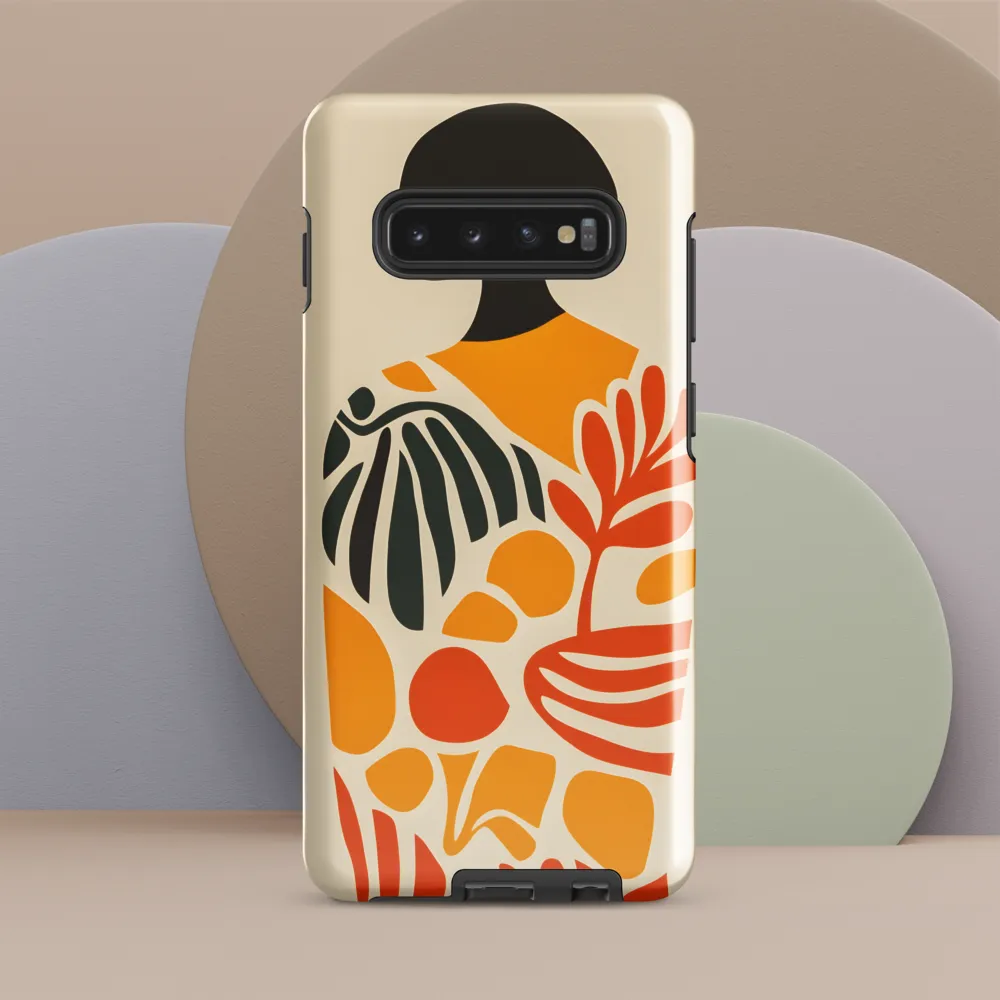 Silhouette in Colorful Harmony | Phone Case |  S10 Plus | Tough Case | Glossy