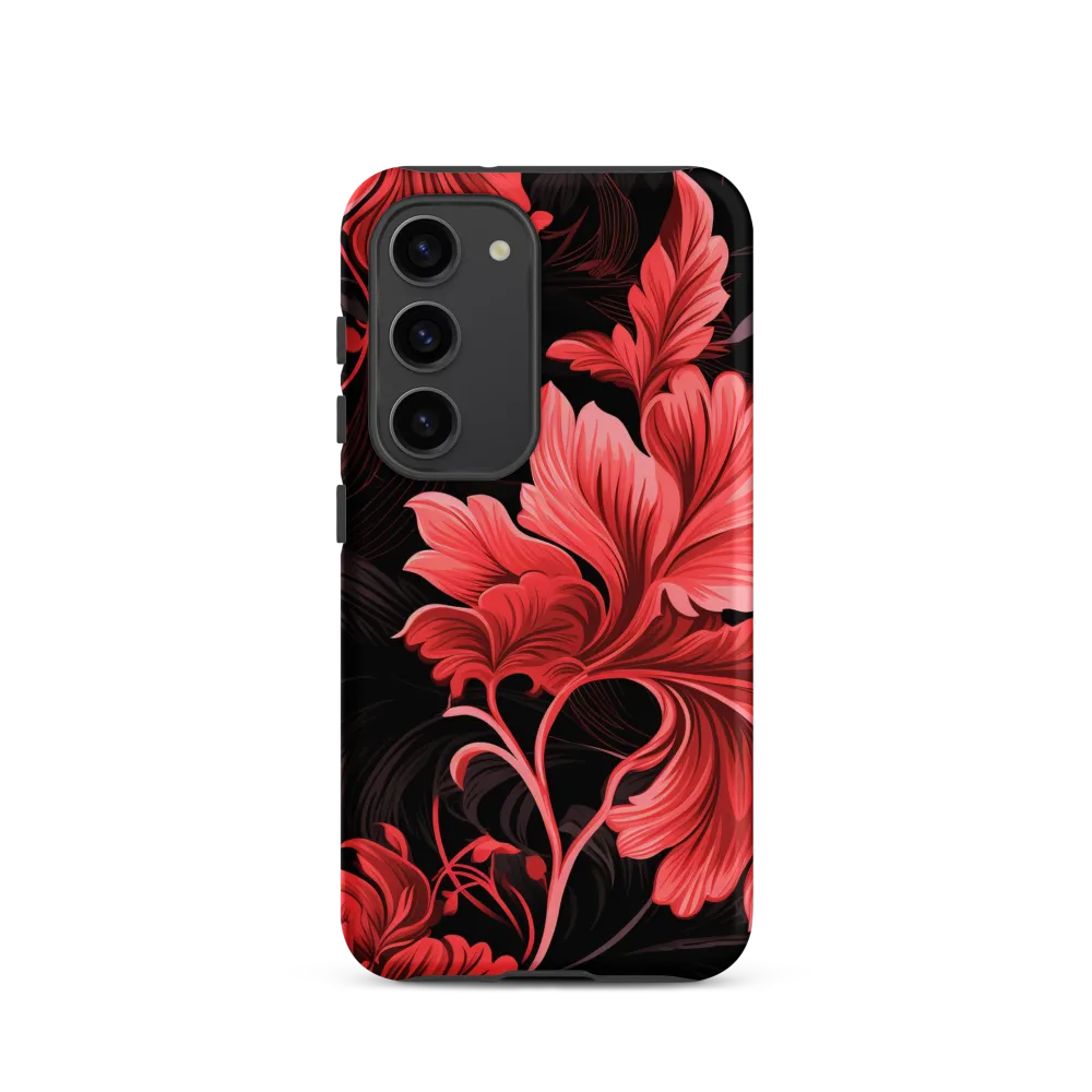 Tropical Elegance in Red