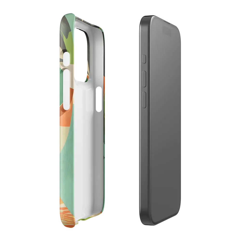 Bold Serenity: A Modern Portrait | Phone Case |  15 Pro | Snap Case | Glossy