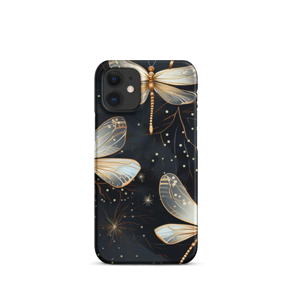 Ethereal Dance: Dragonflies in a Midnight Garden