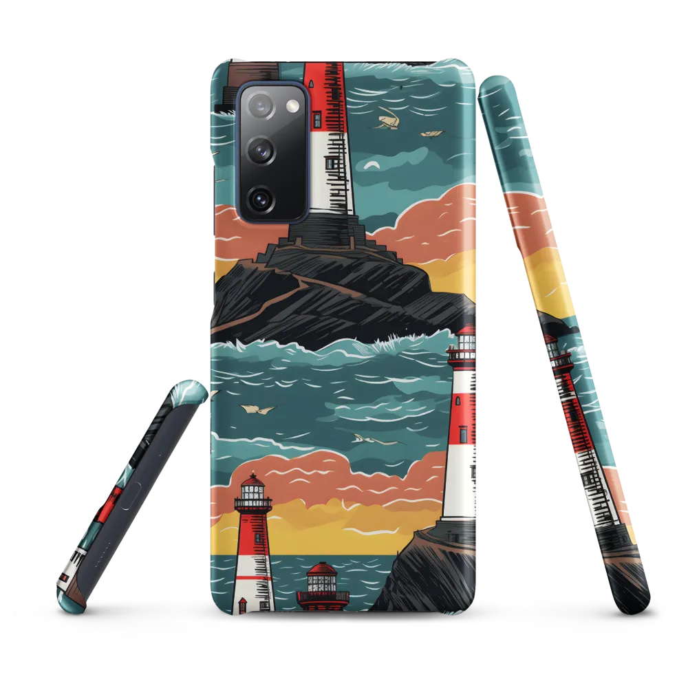 Lighthouses in a Whimsical Ocean