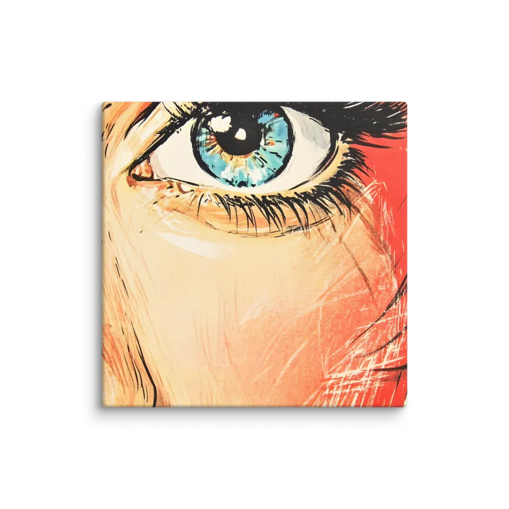 Gaze of Emotion | Canvas | 16″×16″