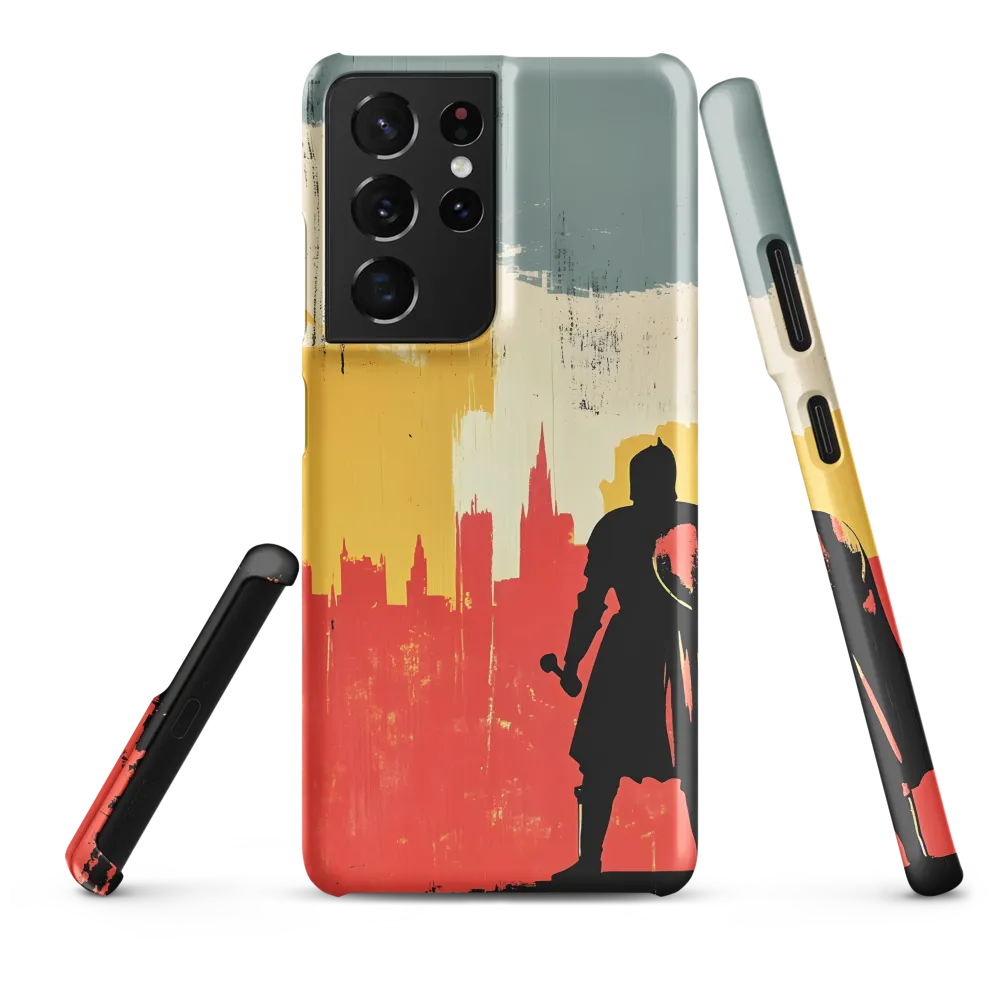 Hero in the Urban Dawn | Phone Case |  S21 Ultra | Snap Case | Matte