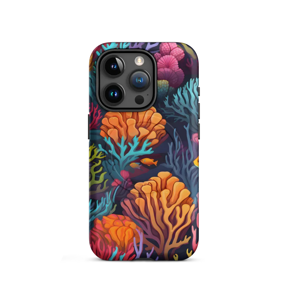 Underwater Harmony: A Coral Reef Wonderland | Phone Case |  15 Pro | MagSafe® Tough Case | Matte