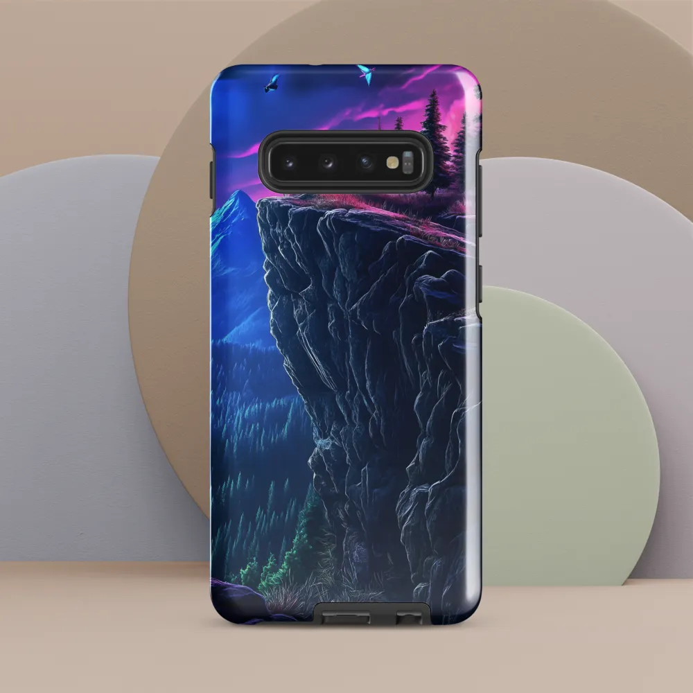 Ethereal Cliffs | Phone Case |  S10 Plus | Tough Case | Glossy