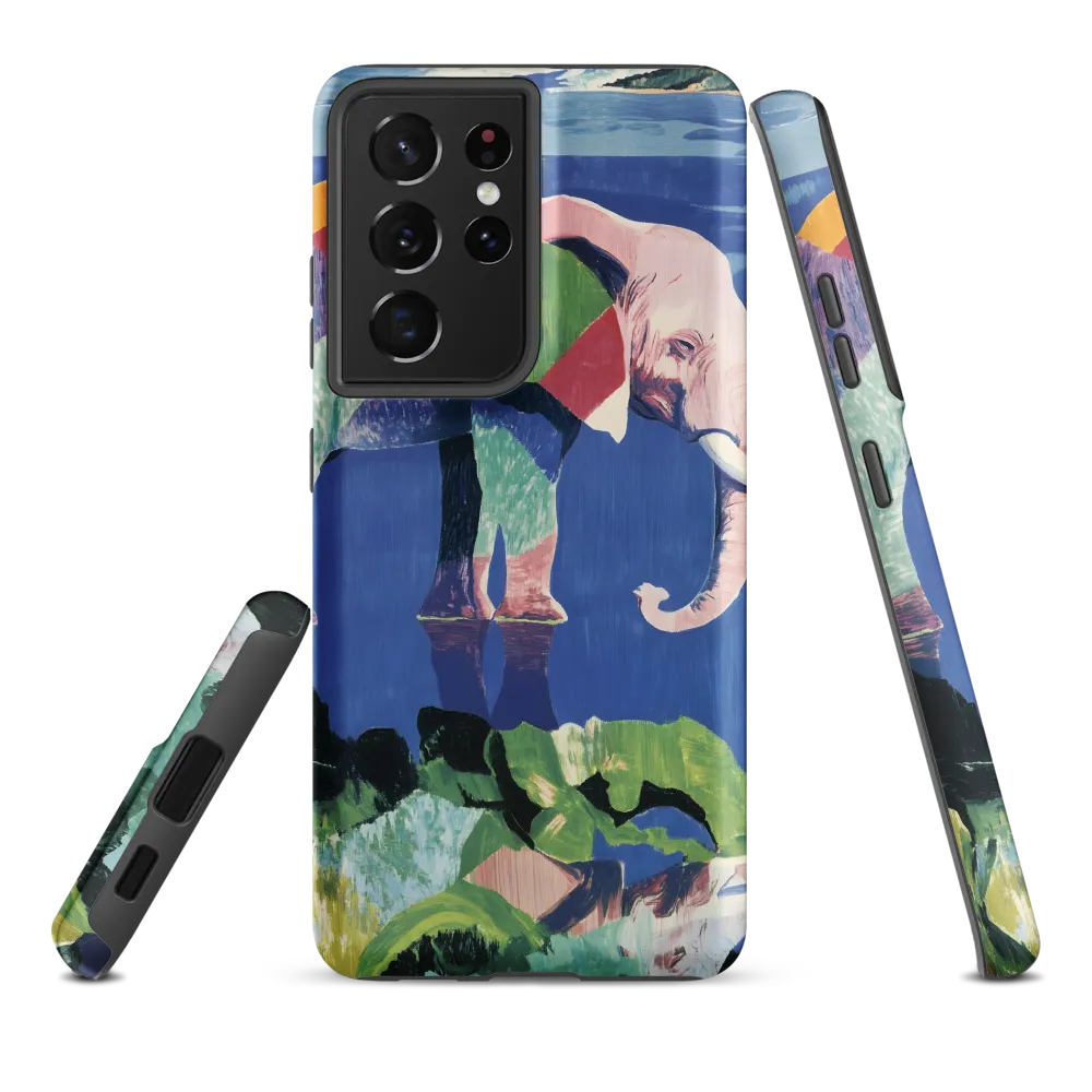 Serenity in Color: The Elephants of Reflection