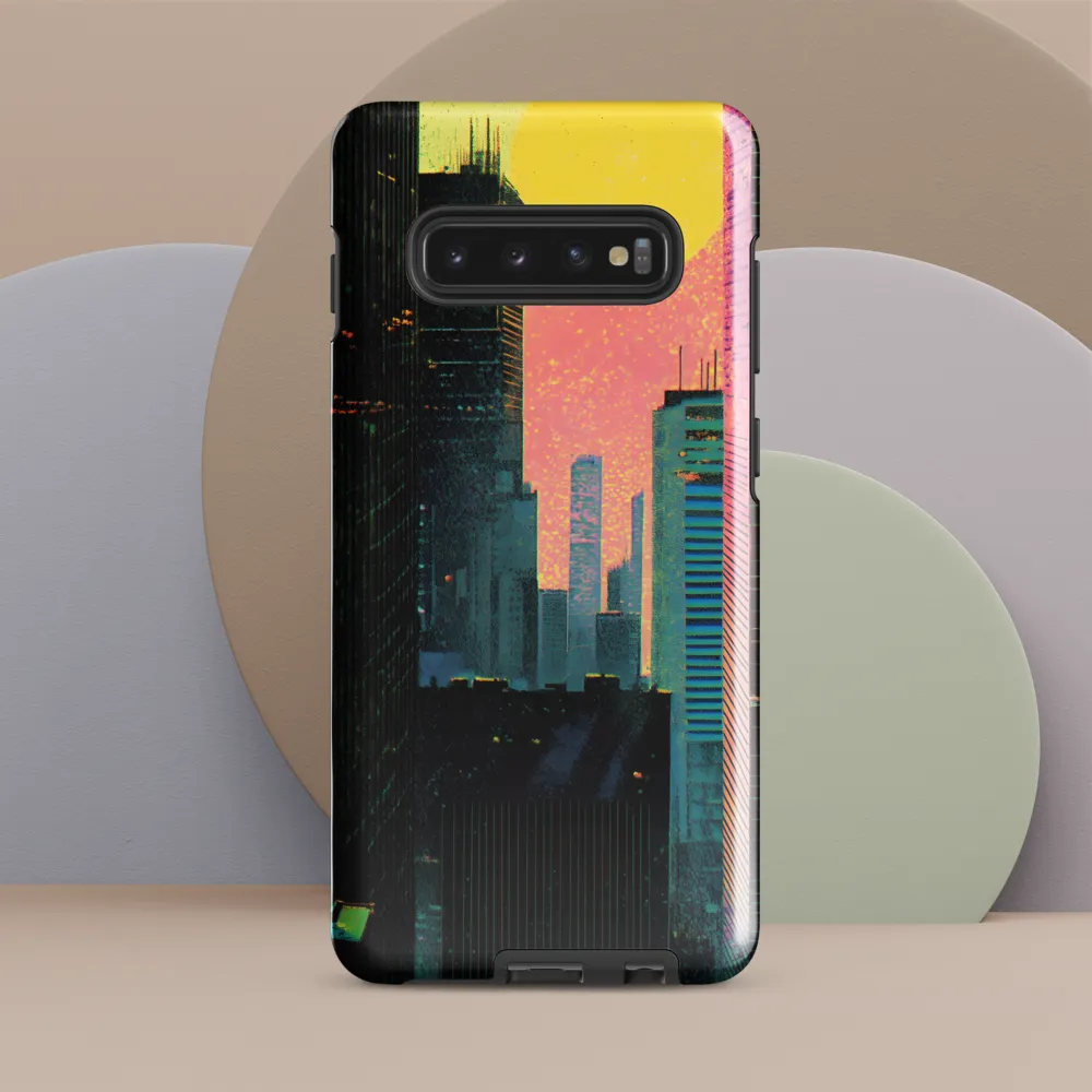 Nostalgic Urban Dreamscape | Phone Case |  S10 Plus | Tough Case | Glossy