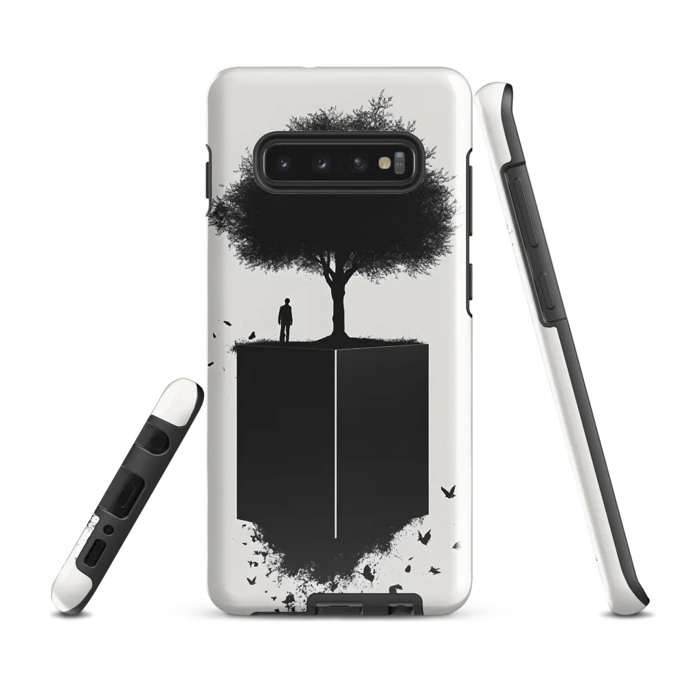 Contemplation Under the Tree | Phone Case |  S10 Plus | Tough Case | Glossy