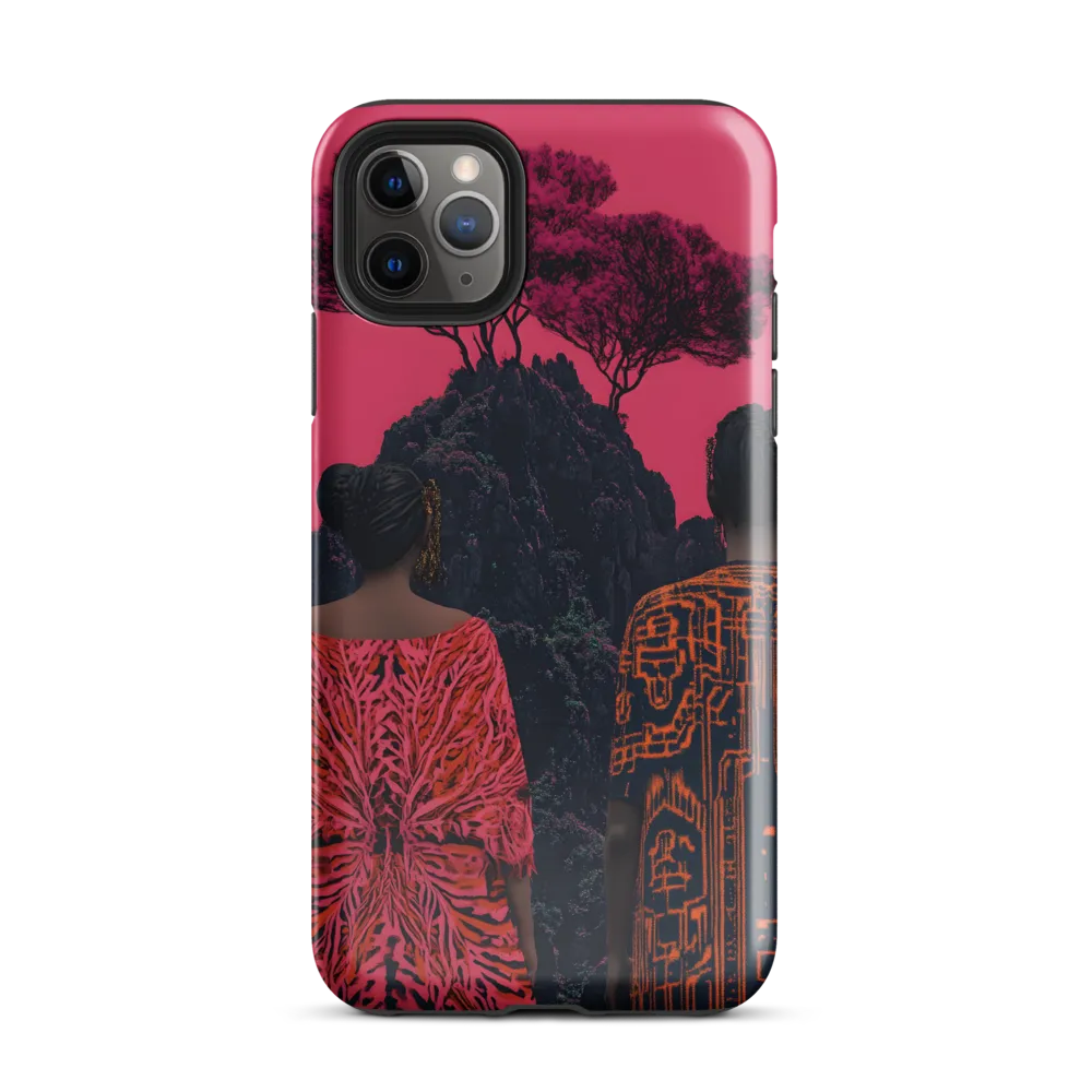 Bold Reflections: A Cultural Encounter | Phone Case |  11 Pro Max | Tough Case | Glossy