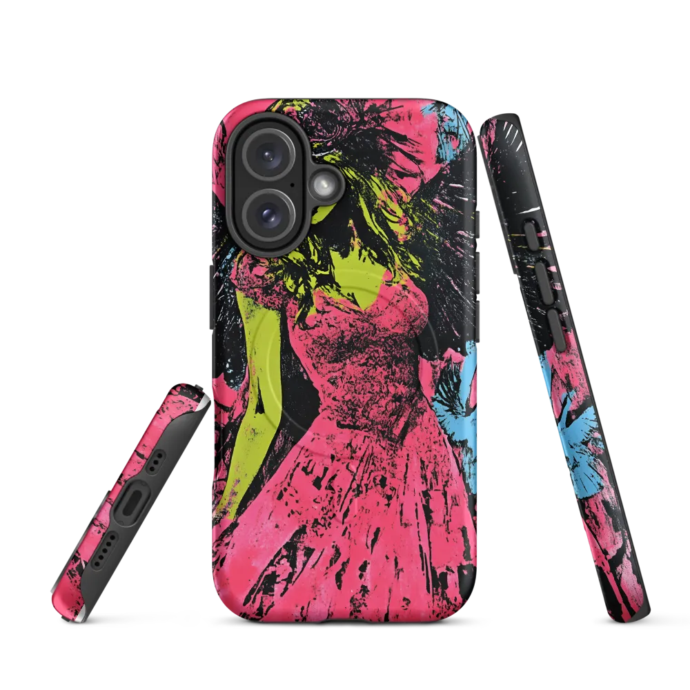 Mystical Angel in Neon Dreams