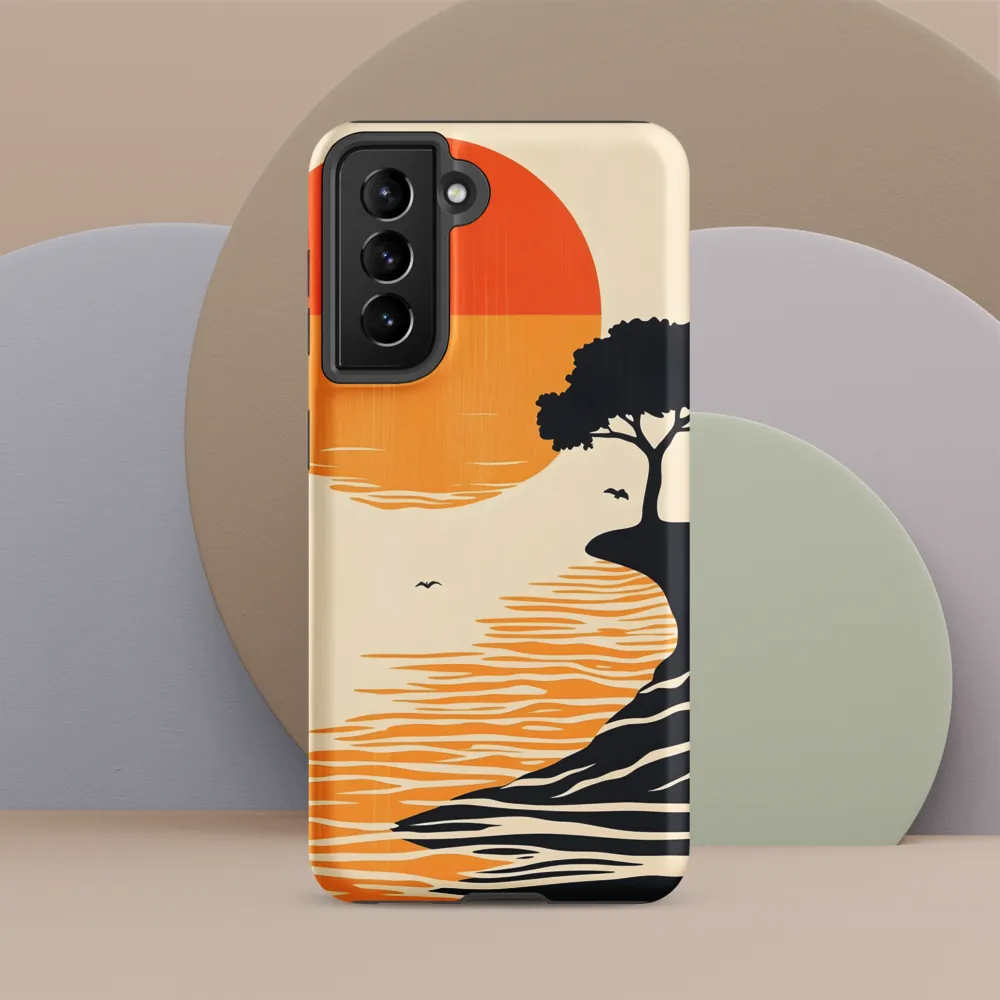 Serene Sunset | Phone Case |  S21 | Tough Case | Matte