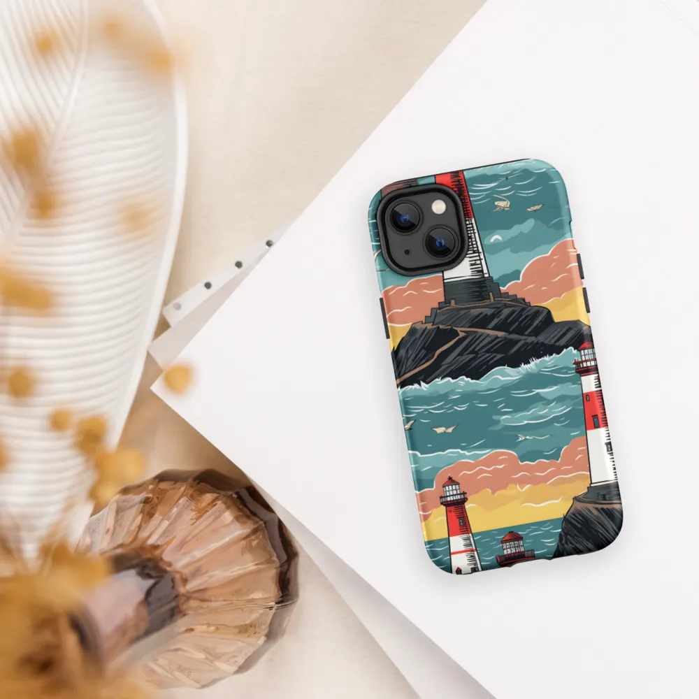 Lighthouses in a Whimsical Ocean