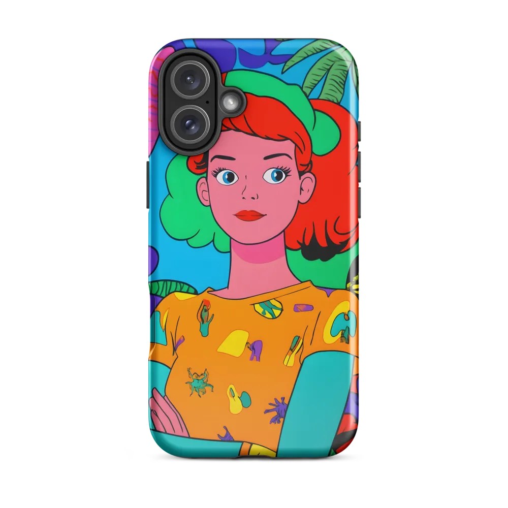 Tropical Vibes: A Playful Portrait