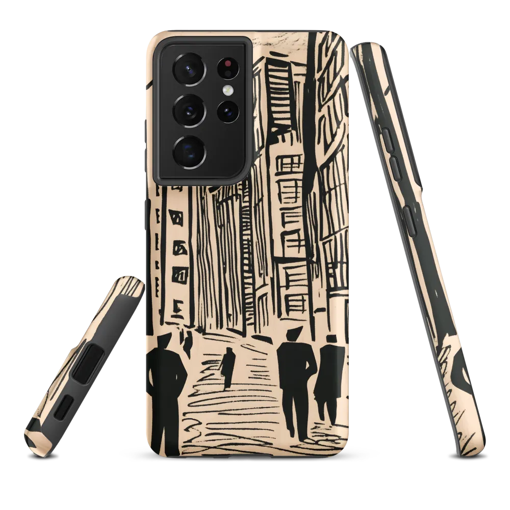 Echoes of Urban Life | Phone Case |  S21 Ultra | Tough Case | Matte