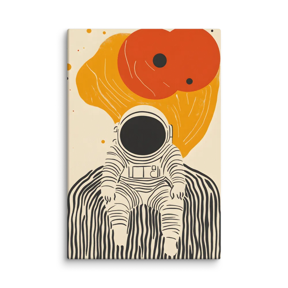 Astronaut in Cosmic Thoughts | Canvas | 32″×48″