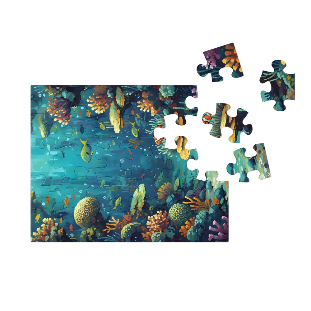 Coral Reef Passage 
 Jigsaw Puzzle in Tin Box