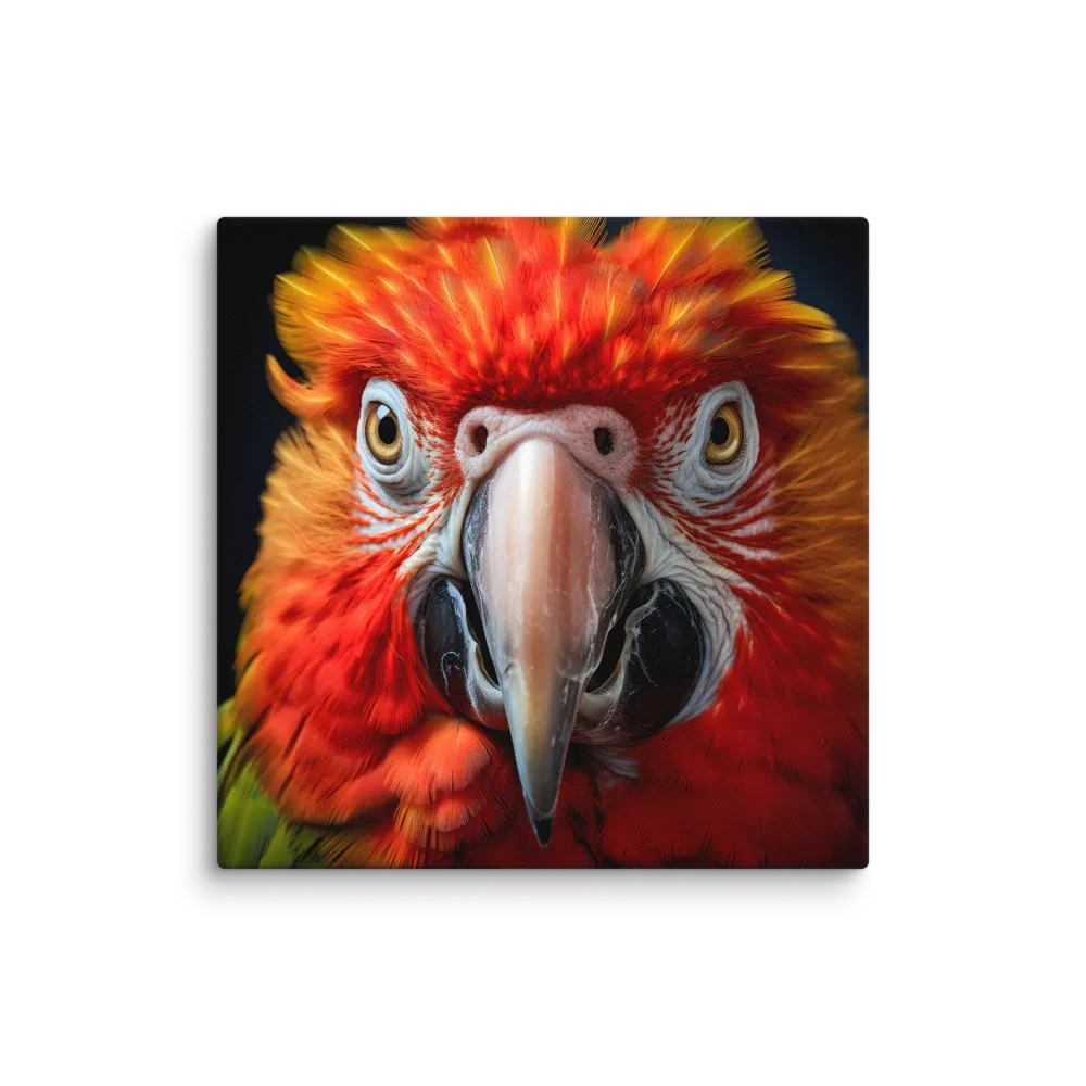 The Fiery Gaze of the Parrot