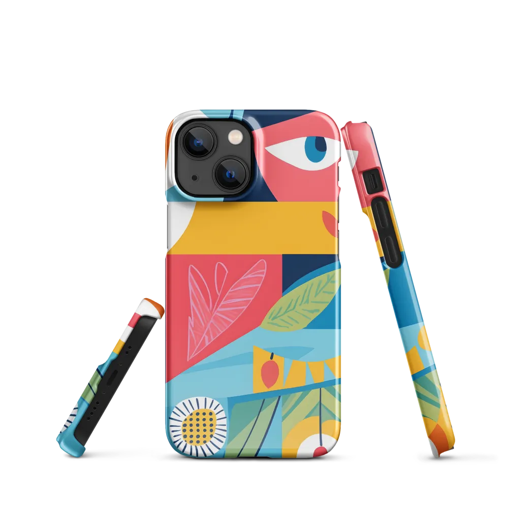 Vibrant Geometric Visage