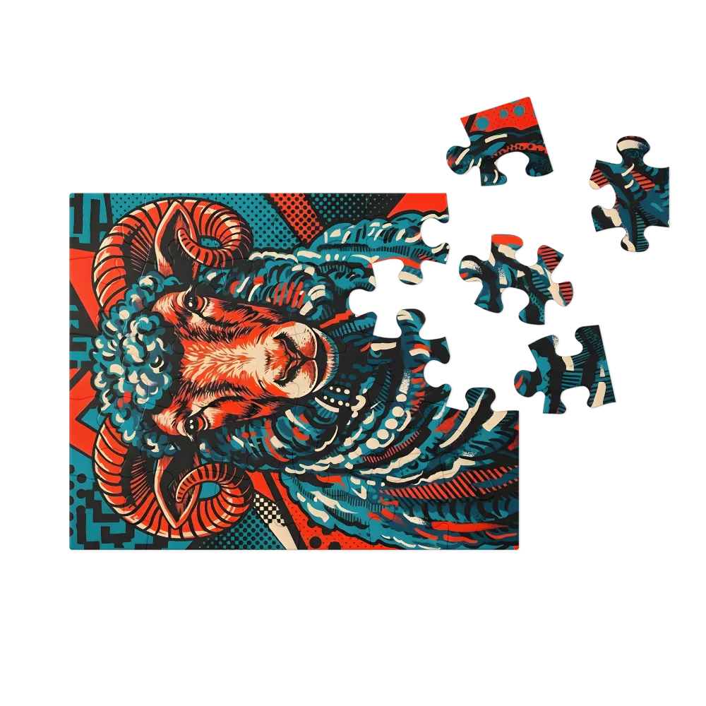 Electric Ram 
 Jigsaw Puzzle in Tin Box