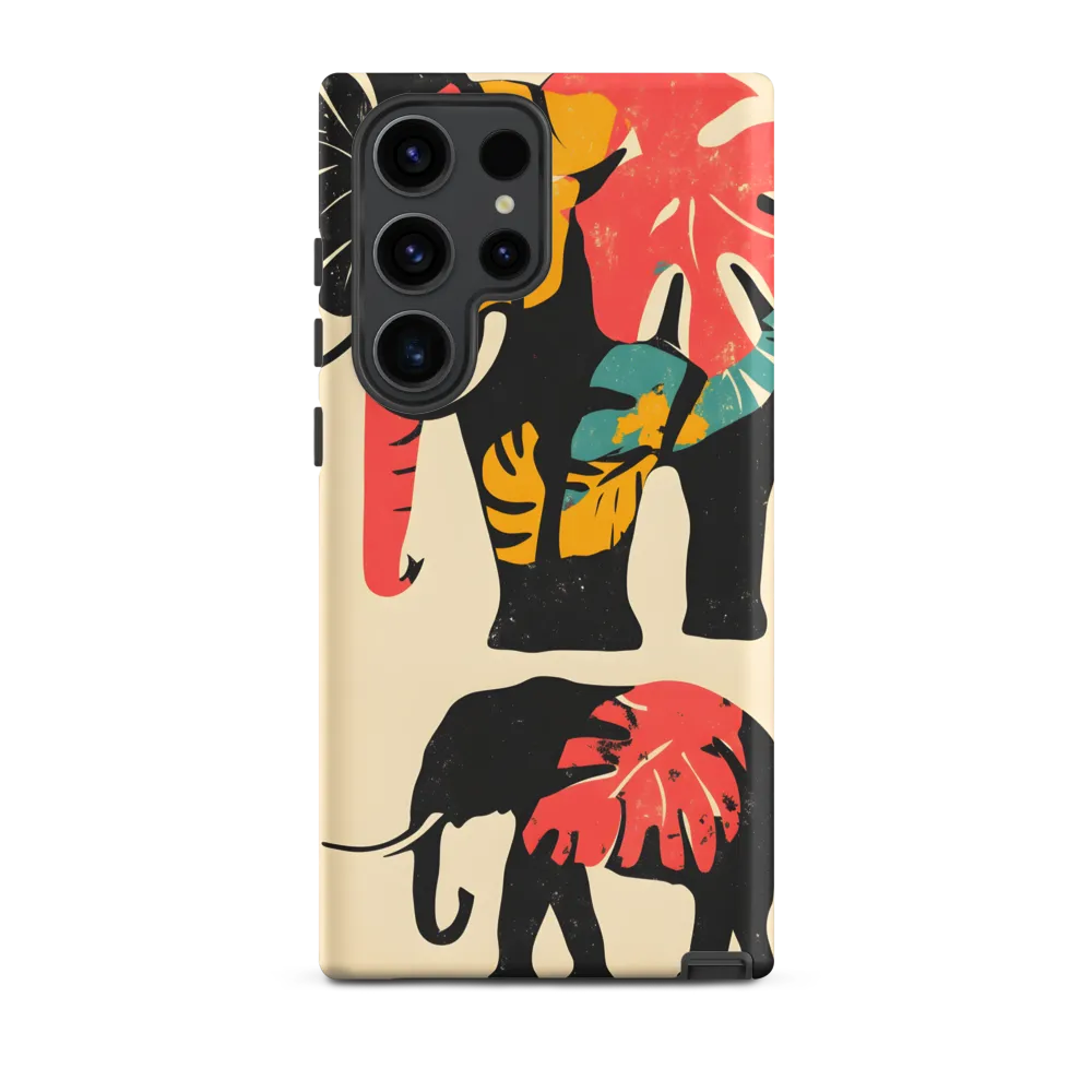 Tropical Elegance: The Elephant's Dance