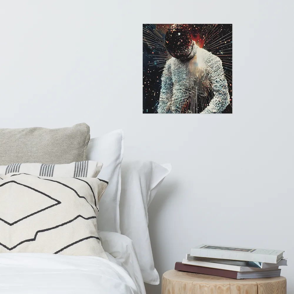 Ethereal Astronaut: A Journey Through the Cosmos | Poster | 16″×16″