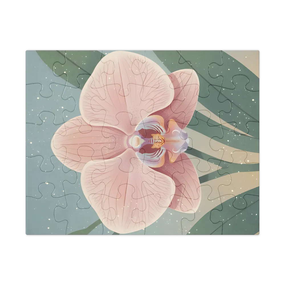 Blush Orchid 
 Jigsaw Puzzle in Tin Box