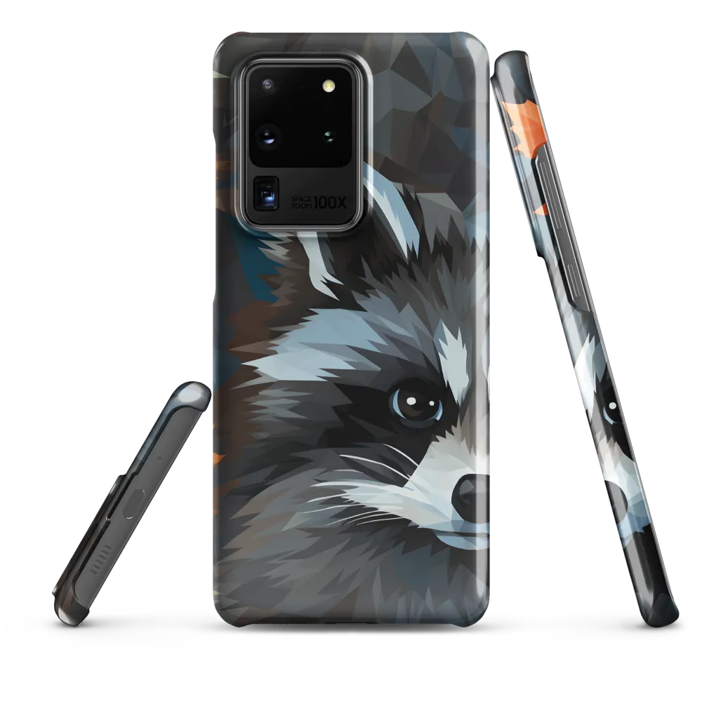 Whispers of Autumn: The Raccoon's Gaze