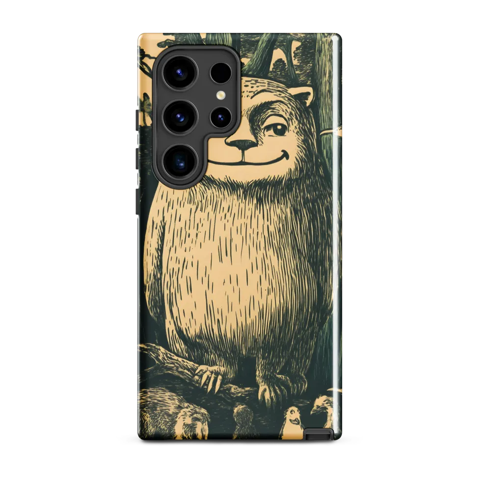 Forest Guardian: A Whimsical Encounter | Phone Case |  S24 Ultra | Tough Case | Glossy