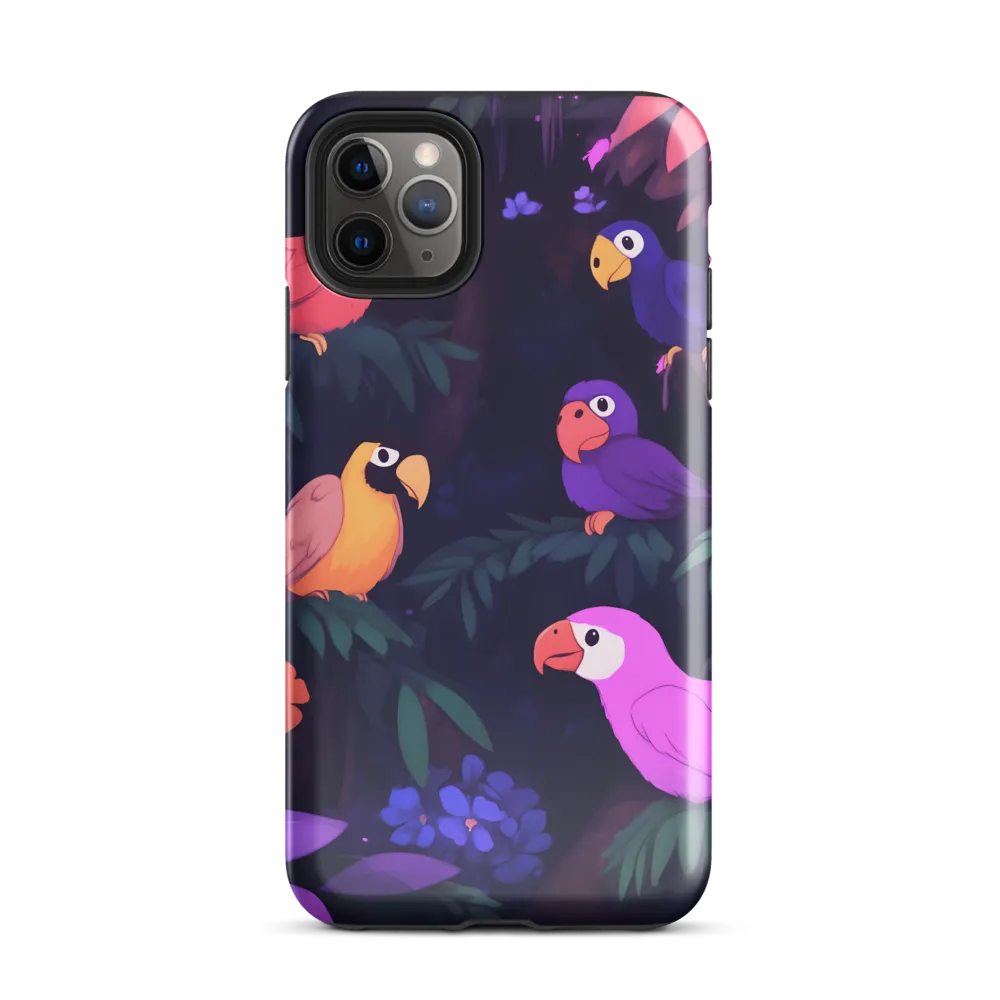 Tropical Parrot Playground | Phone Case |  11 Pro Max | Tough Case | Glossy