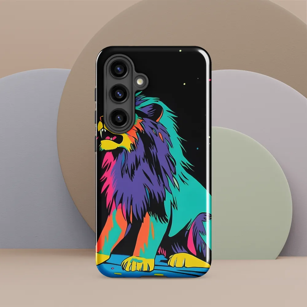 Roaring Colors: The Neon Lion